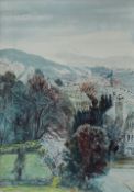 Irene Bache Kilvey from ffynone Watercolour Label verso 49 x 34cm