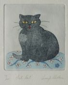 Averyl Shilkin Fat Cat A limited edition print, No.11/40 Signed and inscribed in the margin 10.