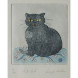 Averyl Shilkin Fat Cat A limited edition print, No.11/40 Signed and inscribed in the margin 10.