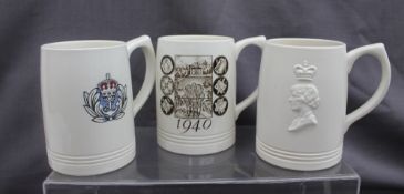 Keith Murray for Wedgwood - A beer tankard produced to commemorate the first firing biscuit and