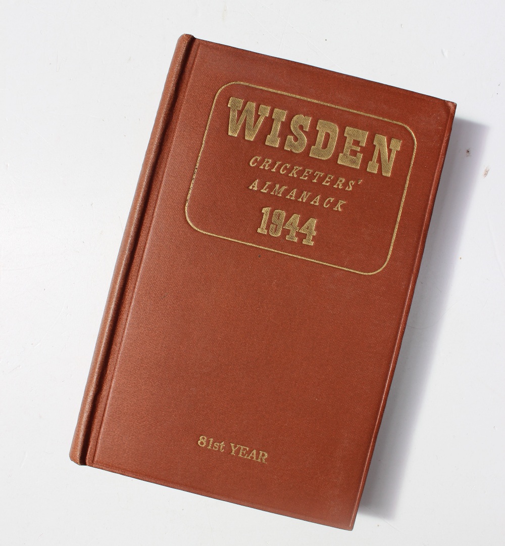 Wisden Cricketers’ Almanack 1944. 81st edition. Original hardback. - Bild 2 aus 3