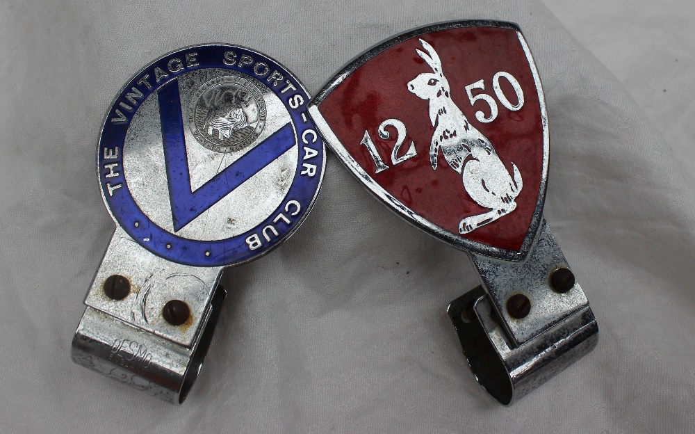An Alvis 12/50 enamel car badge by Desmo, - Image 2 of 5