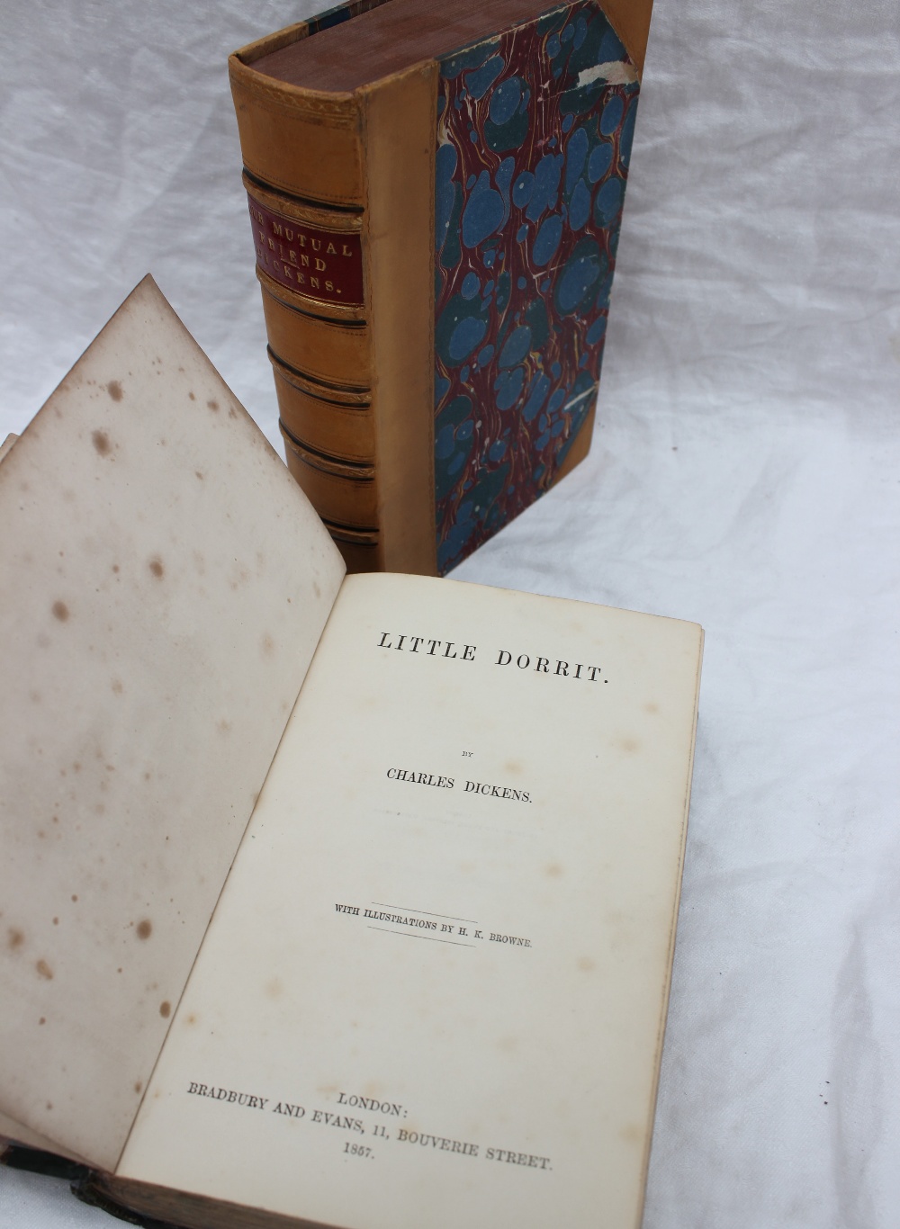 Dickens (Charles) Little Dorrit, published by Bradbury & Evans, Bouverie Street, 1957, - Bild 3 aus 5