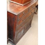 A 20th century oak chest,