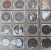 Two albums including a collection of Victorian silver crowns, half crowns, Shillings,