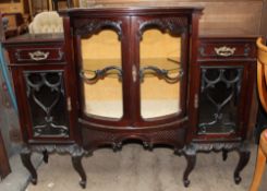 An Edwardian mahogany chiffonier base