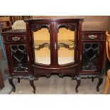 An Edwardian mahogany chiffonier base