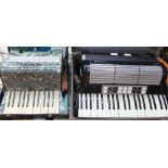 A Hohner Tango III M piano accordion,