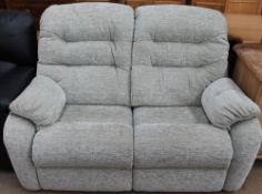 A G-Plan upholstered two seater settee