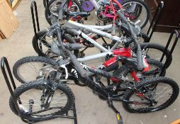 Four children's bicycles including a Hood Gubo, Mongoose,