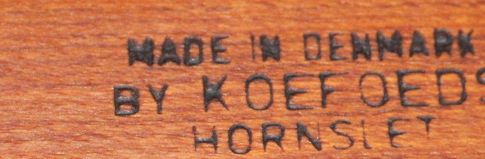 A Koefoeds Danish teak extending dining table and four chairs - Image 2 of 2