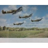 After John Young Inspiration A multiple signed print Together with other prints of aeroplanes