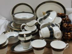 A Royal Doulton Carlyle pattern part tea and dinner set H.