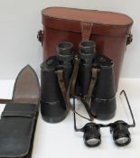 A pair of Carl Zeiss Binoctar 7 x 50 binoculars, cased,