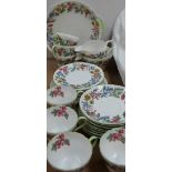 A Shelley part tea set, Hedgerow pattern No.