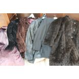 Assorted Ladies jackets, leather coat,