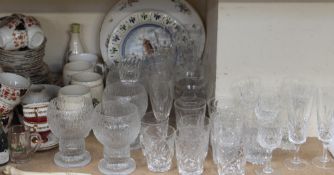 Commemorative mugs, part tea sets,