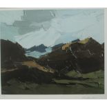 After Sir Kyffin Williams Snowden from Llanllyfni A limited edition print No.