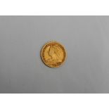 A Victorian gold half sovereign dated 1900
