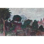 John Goddard (1924-2008) Park - Penarth Front Acrylics on board Inscribed verso and dated '06 48.