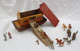 A hand painted wooden Ark,