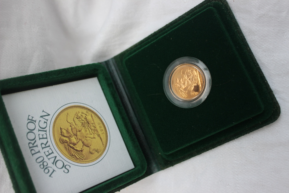 A 1980 proof gold sovereign, - Image 2 of 4