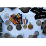 Two World War I medals including The War Medal and Victory Medal issued to 75169 PTE. C.E. James R.