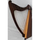 A John W Thomas table top harp, No.