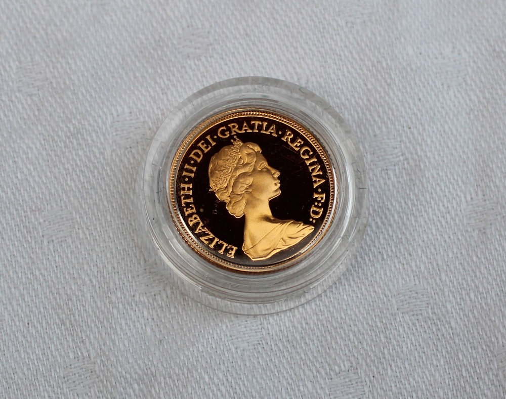 A 1980 proof gold sovereign, - Image 3 of 4