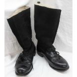 A pair of 1943 Pattern 'Escape' boots these boots were based on the designs of Major Clayton Hutton