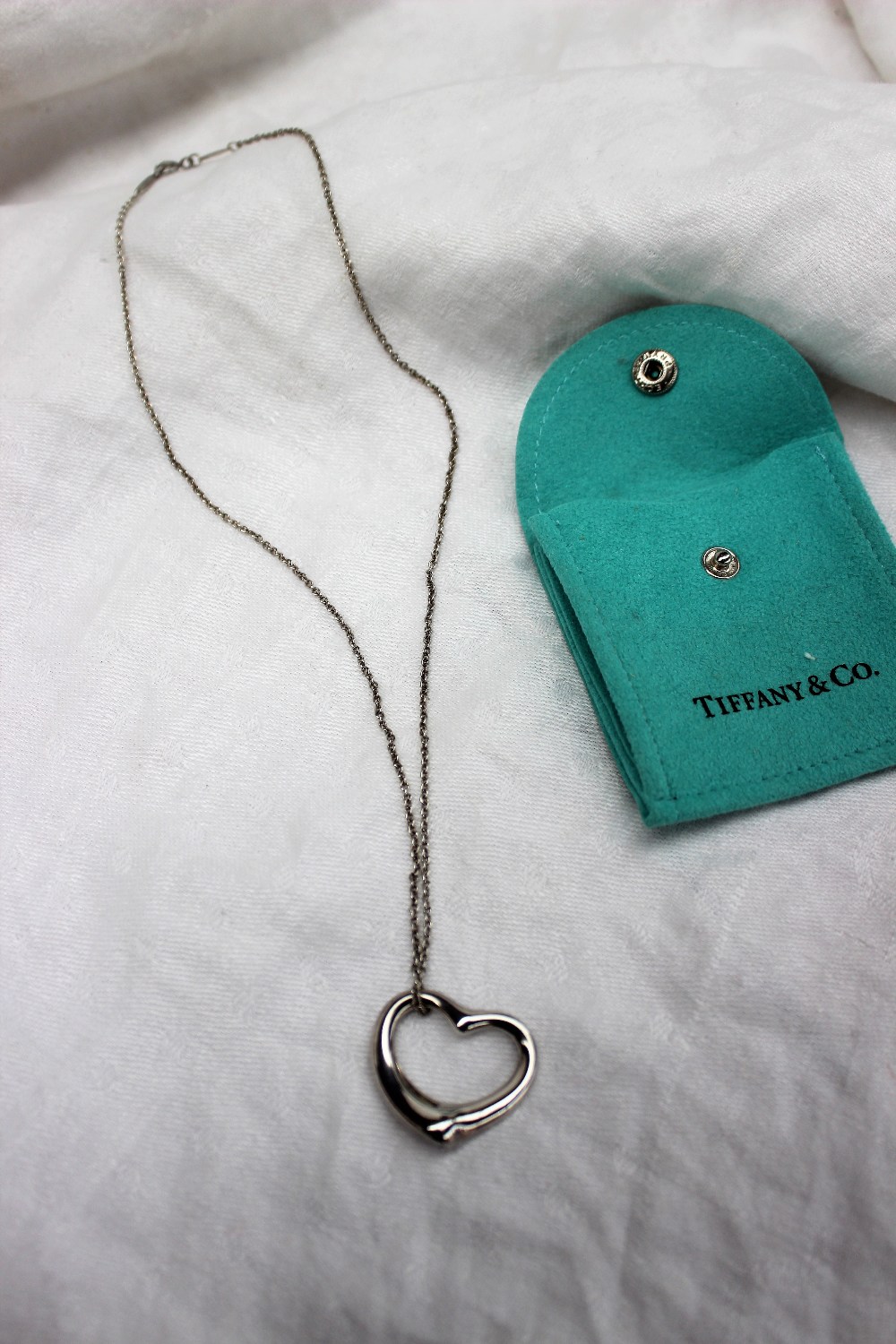 ***WITHDRAWN***A Elsa Peretti for Tiffany silver heart shaped pendant, - Image 4 of 4