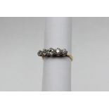 A five stone diamond ring,