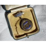 A silver gilt Past Presidents jewel for the Divisional Union of Wales South of the International
