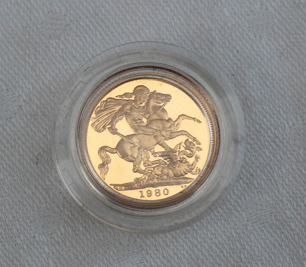 A 1980 proof gold sovereign, - Image 4 of 4