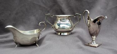 A George V silver twin handled sugar basin, London, 1939,