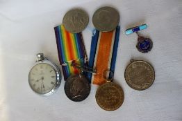 Two World War I medals including the Victory Medal and British War Medal issued to 26964 Pte J E