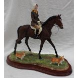 A Border Fine Arts Classics model of "Morning exercise at Balmoral",