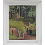 Kenneth Long Wood Scene,