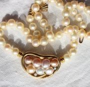 A pearl necklace,