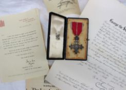 A cased George VI Military Division medal of the Most Excellent Order of the British Empire,