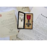 A cased George VI Military Division medal of the Most Excellent Order of the British Empire,