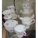 A Shelley Bone China part tea set,