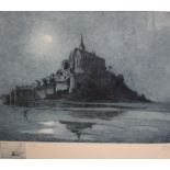 Rhys St Michaels Mount A limited edition etching No.