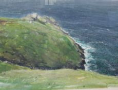 20th century British School Botallack Headland,