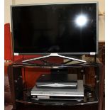 A Samsung 32" flat screen television