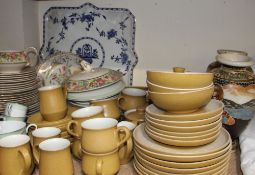 A Minton pottery tray, together with a Denby part tea and dinner set,