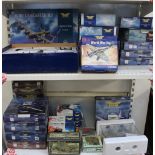 A large selection of Corgi Aviation archive military models and other models