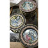 A set of twelve Villeroy & Boch Russian fairy Tale plates, illustrated by Boris Ivorykin,