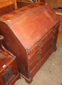 A 19th century painted and stained bureau