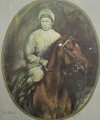 Lester Piggott Duke of Devonshire print,